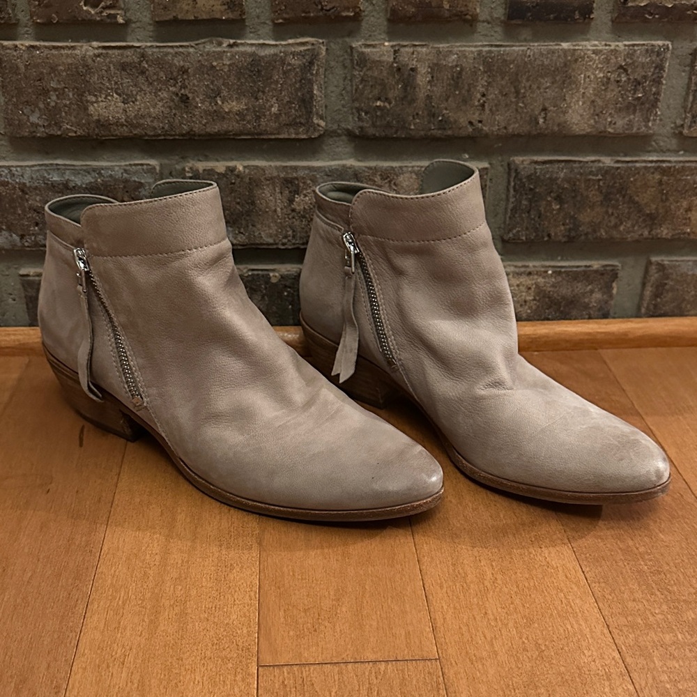 Sam Edelman Taupe Ankle Booties Size 10
